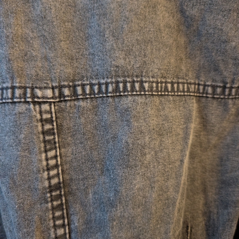 Denim Wrap Dress - Picture 4 of 5